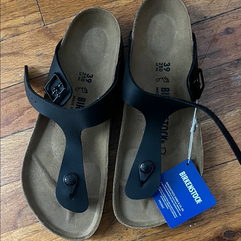 Birkenstock Black Thong Sandals